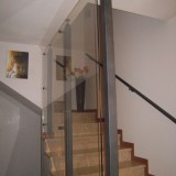 Parapetto ferro vetro