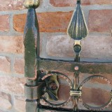 Particolare di cancello in ferro battuto