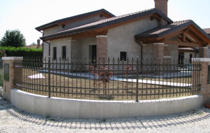 Ringhiera su casa privata Venezia