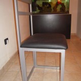 Sedia cucina verniciata grigio